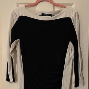 Blue and White Lauren Dress Size 12